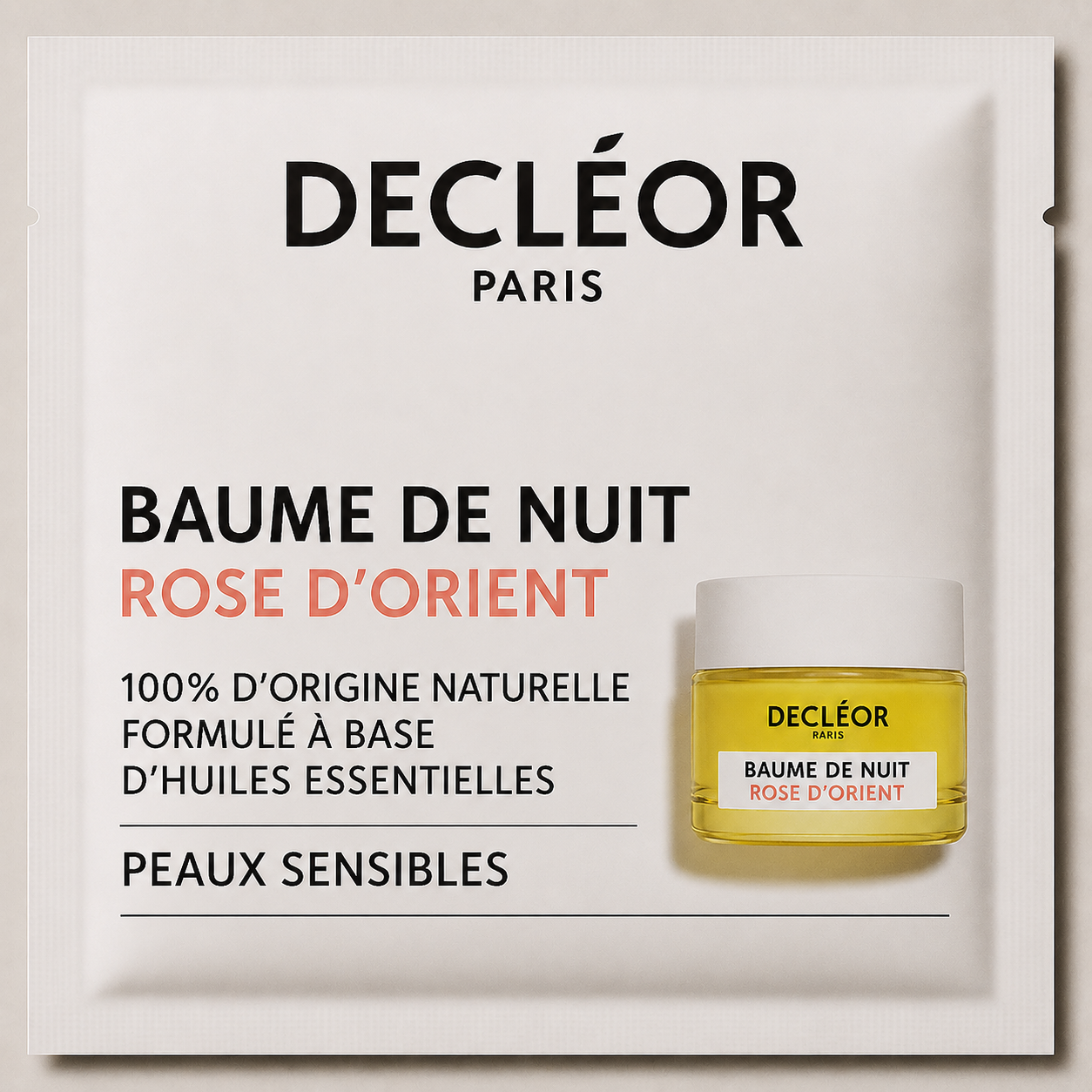 ECHANTILLON BAUME DE NUIT ROSE D'ORIENT